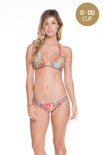 UNTAMEABLE - Triangle Halter Top & Multi Strings Full Bottom • Multicolor