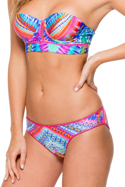 STAR GIRL - Stitched Corset Top & Full Bottom • Multicolor