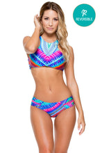STAR GIRL - Glam High Neck Top & Stitched Straps Moderate Bottom • Multicolor