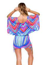 STAR GIRL - Cabana V Neck Dress • Multicolor