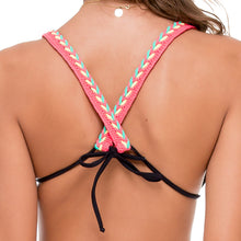 ATREVIDA - Multicolor Crochet Triangle Top