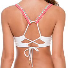 ATREVIDA - Multicolor Crochet Sporty Top