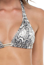 BOMBO - Triangle Halter Top & Full Bottom • Multicolor