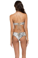 BOMBO - Alegria Bandeau Top & Scrunch Ruched Back Brazilian Bottom • Multicolor