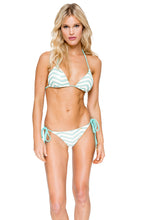 EL MALECON - Triangle Top & Wavy Ruched Back Brazilian Tie Side Bottom • Espuma De Mar