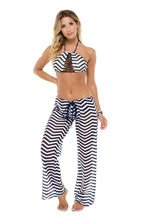 EL MALECON - Maritza Halter Top & Beach Pant • Marino