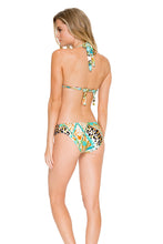 GUANTANAMERA - Triangle Halter Top & Scrunch Panty Full Bottom • Multicolor