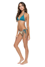 HAVANA NIGHTS - Triangle Top & Wavy Ruched Back Brazilian Tie Side Bottom • Miramar