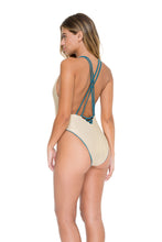 HAVANA NIGHTS - Deep V Crossed Back One Piece • Miramar