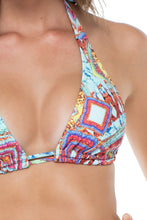 YEMAYA - Triangle Halter Top & Scrunch Panty Full Bottom • Multicolor