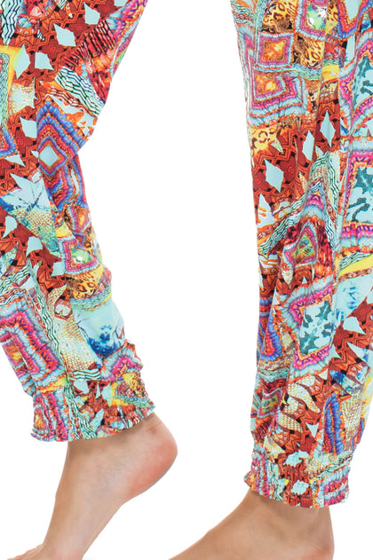 YEMAYA - Alicia Bandeau Top & Smocked Gipsy Pant • Multicolor