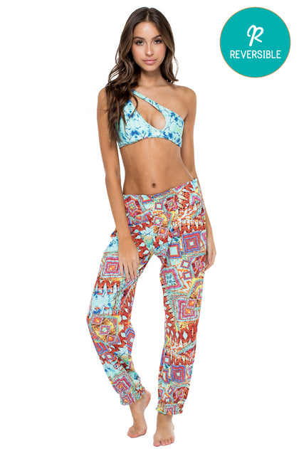YEMAYA - Alicia Bandeau Top & Smocked Gipsy Pant • Multicolor