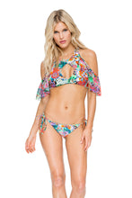 VIVA CUBA - Bonita Top & Wavy Ruched Back Brazilian Tie Side Bottom • Multicolor