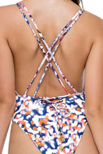 CIENFUEGOS - Deep V Reversible One Piece Bodysuit • Multicolor