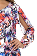 CIENFUEGOS - One Shoulder Split Sleeve Romper • Multicolor