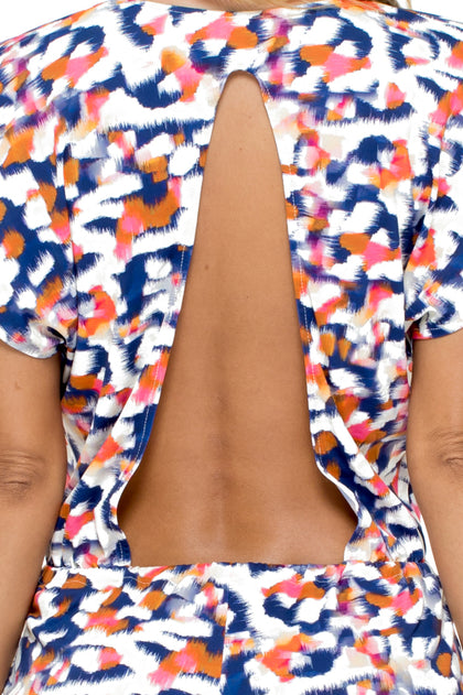 CIENFUEGOS - Backless Romper • Multicolor