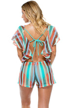LA GLORIA CUBANA - Open Back Butterfly Romper • Multicolor