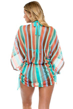 LA GLORIA CUBANA - Cabana V Neck Dress • Multicolor