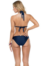 MAMBO - Triangle Halter Top & Full Bottom • Marino