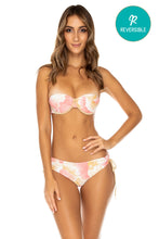 COSTA DE LUZ - Alegria Bandeau Top & Drawstring Side Full Bottom • Multicolor