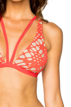 LA CABAÑA - Halter Top & Scrunch Ruched Back Brazilian Bottom • Girl On Fire