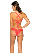 LA CABAÑA - Cross Front Cut Out Top & Open Side Brazilian Bottom • Girl On Fire