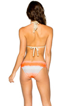 LOS FLAMENCOS - Triangle Halter Top & Scrunch Panty Full Bottom • Multicolor