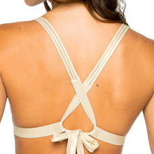 LOS FLAMENCOS - Molded Push Up Bandeau Halter Top