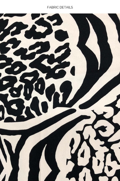 ALL THE SKINS - Triangle Top & Wavy Ruched Back Tie Side Bottom • Multicolor