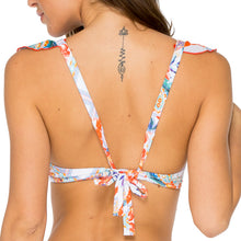 MERENGUITO - Ruffle Halter Top