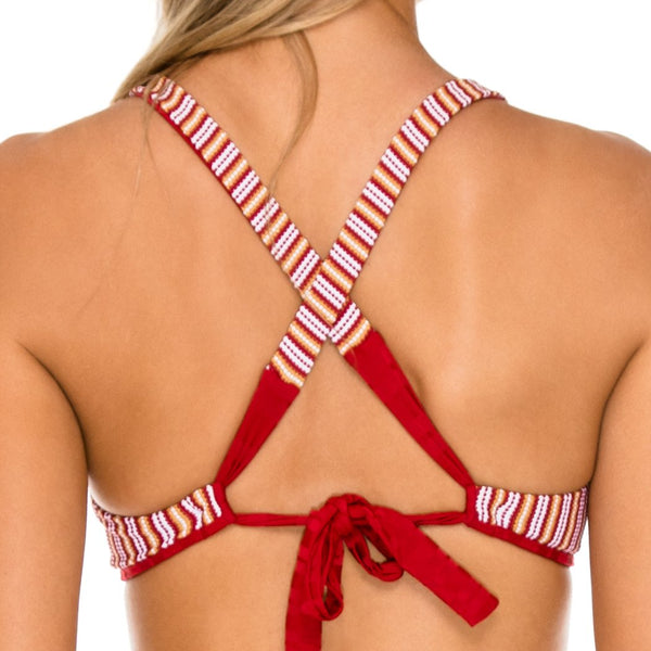 TORRE DE ORO - Cross Back Halter Top