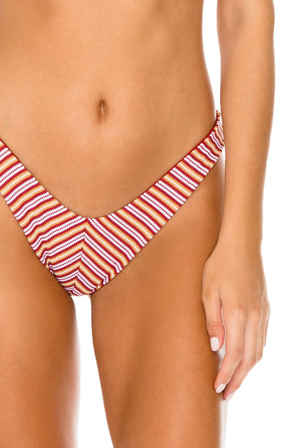 TORRE DE ORO - Halter Top & High Leg Brazilian Bottom • Torero