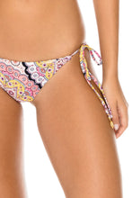 ALHAMBRA - Triangle Top & Wavy Ruched Back Brazilian Tie Side Bottom • Coral