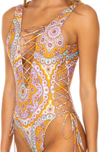 ALHAMBRA - Open Side One Piece Bodysuit • Lavanda