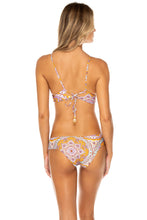 ALHAMBRA - Cross Back Bustier Top & Moderate Bottom • Lavanda