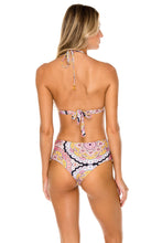 ALHAMBRA - Halter Top & High Rise Cheeky Bottom • Coral