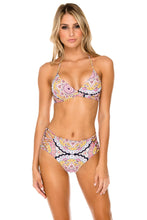 ALHAMBRA - Halter Top & High Rise Cheeky Bottom • Coral