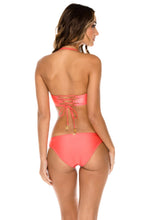 AMOR Y MIEL - Cut Out Underwire Top & Full Bottom • Coral