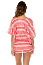 AMOR Y MIEL - Cabana V Neck Dress • Coral