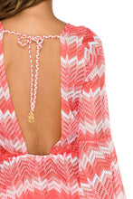 AMOR Y MIEL - Bell Sleeve Dress • Coral