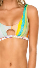 ALCAZAR - Tank Bralette & Banded Moderate Bottom • Multicolor