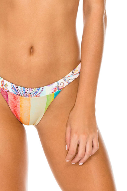 ALCAZAR - Tank Bralette & Banded Moderate Bottom • Multicolor