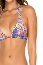 WAPISIMA - Triangle Halter Top & Full Bottom • Multicolor