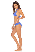 TRIANA - Triangle Halter Top & Full Bottom • Marina