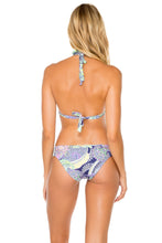 DYNASTY - Triangle Halter Top & Full Bottom • Marino