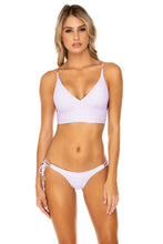 DYNASTY - Cross Back Bustier Top & Banded Moderate Bottom • Rojo