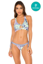 DYNASTY - Bralette Top & Banded Moderate Bottom • Marino