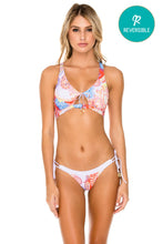 DYNASTY - Bralette Top & Banded Moderate Bottom • Rojo