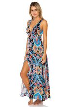 MAESTRANZA - V Neck Long Dress • Black