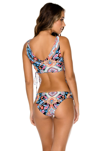 MAESTRANZA - Crop Tank Top & Full Bottom • Black